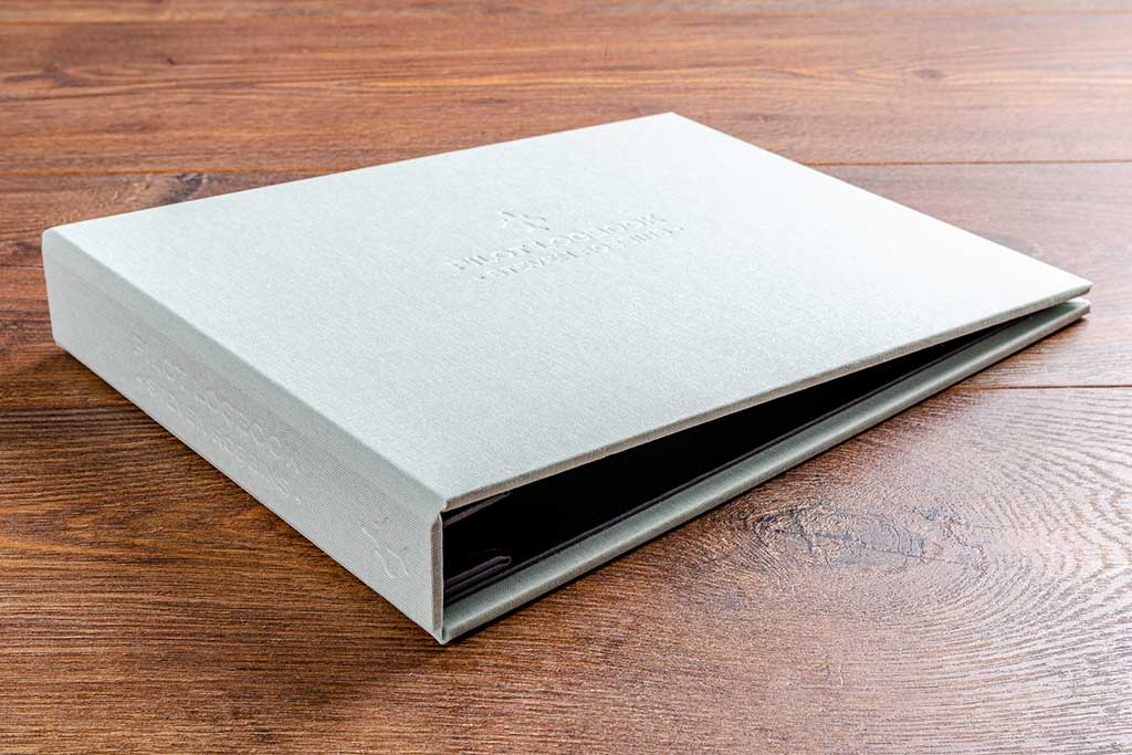 8.5 x 11 Pilots logbook binder with personalised embossed name on the cover and spine