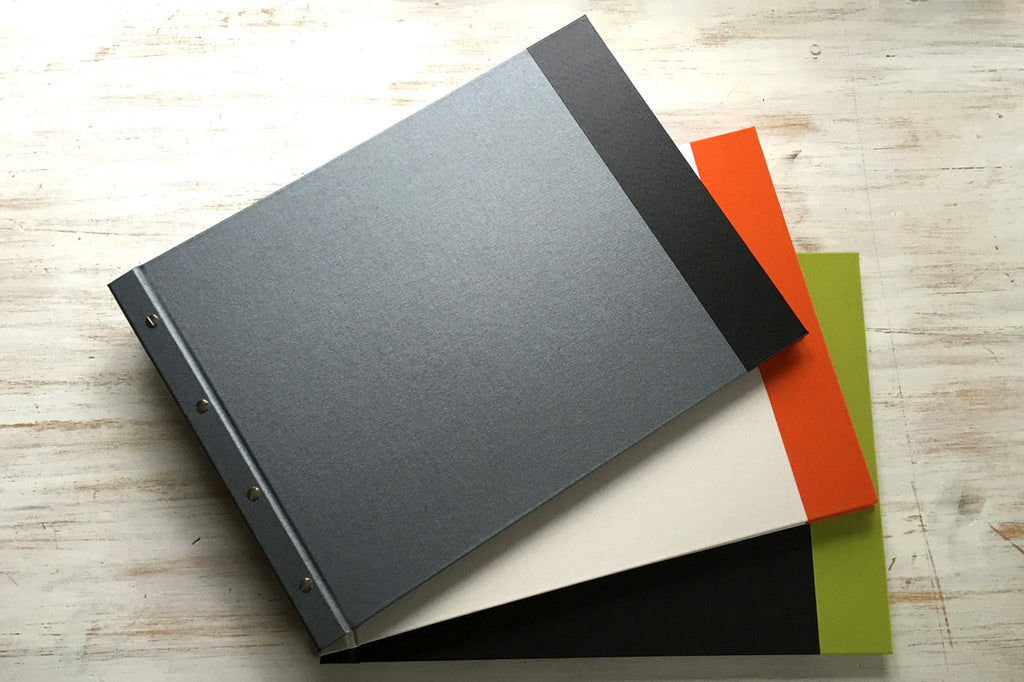 Off the shelf custom portfolio books