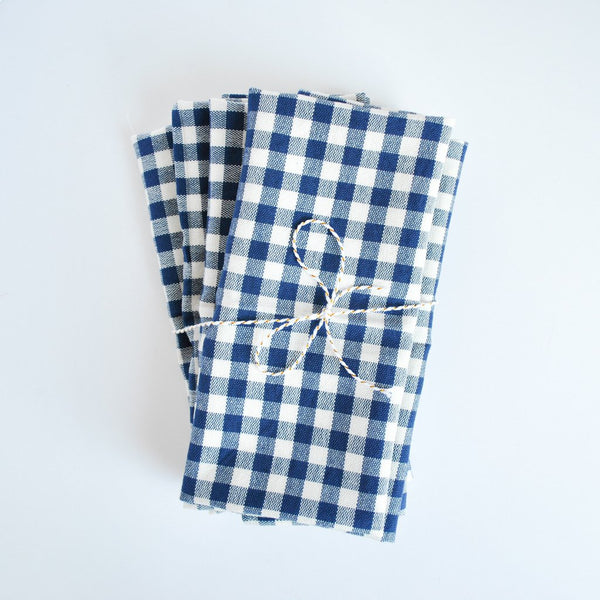 Spring Essentials Blue Gingham Napkins