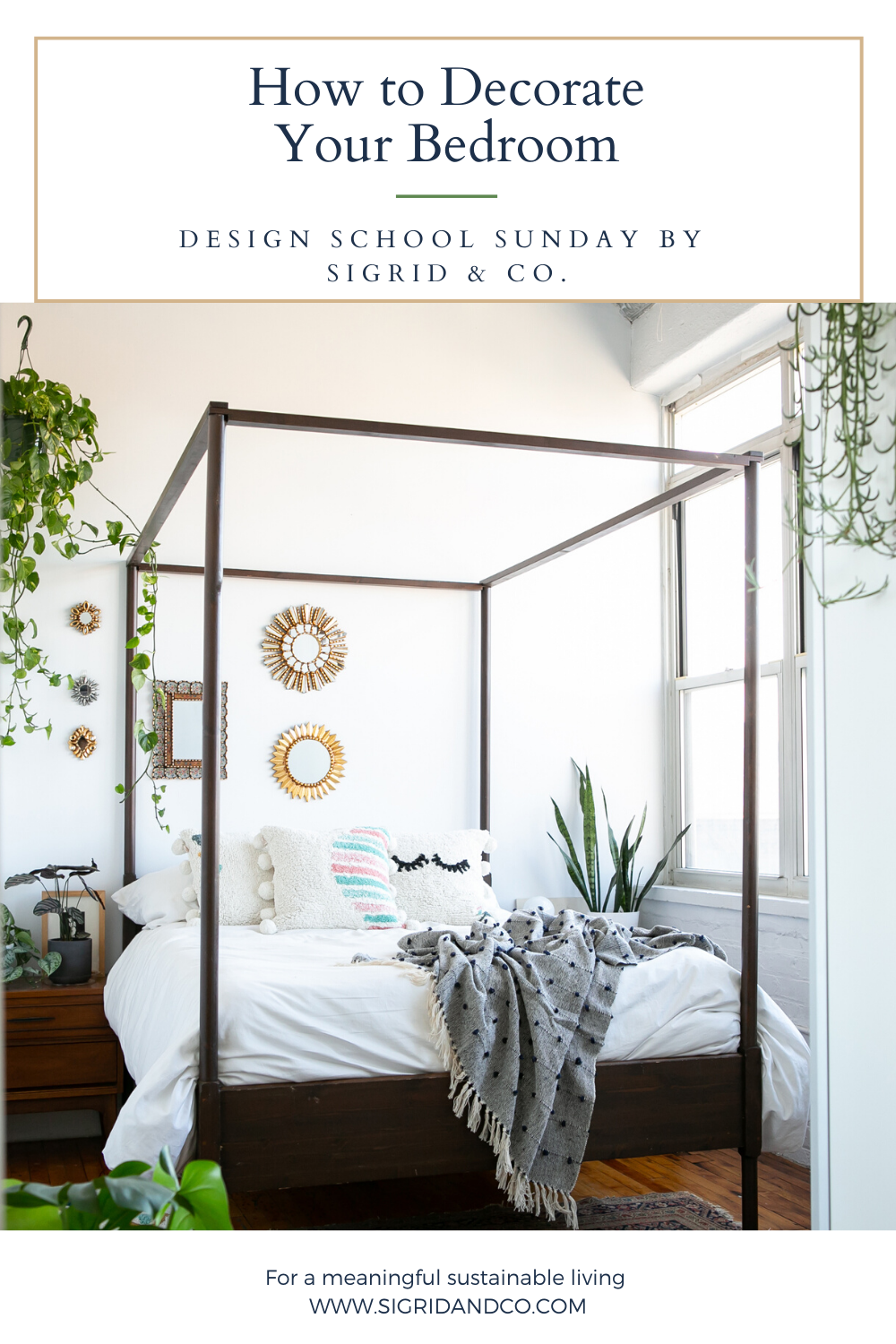 How to Decorate Your Bedroom - Sigrid & Co.
