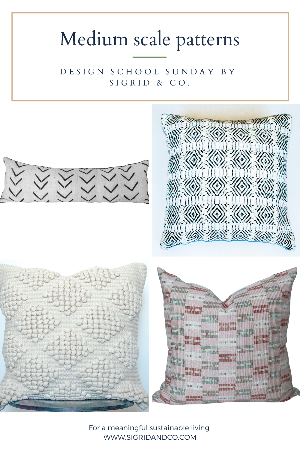 How to Mix and Match your Pillows like a Designer