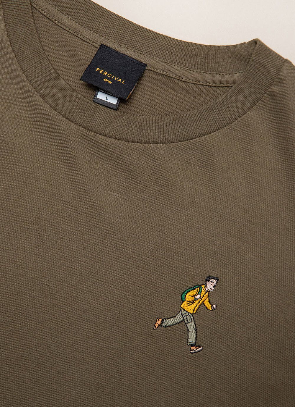 

Long Sleeve T Shirt Hiker Percival x Aaron Chang Khaki