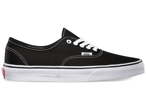 vans authentic black women's