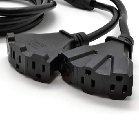 30-Amp Generator Distribution Power Cord (L5-30P to 6x 5-15R)