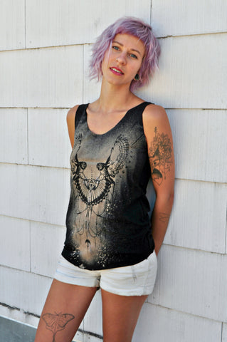 Empress Owl Distressed Tank