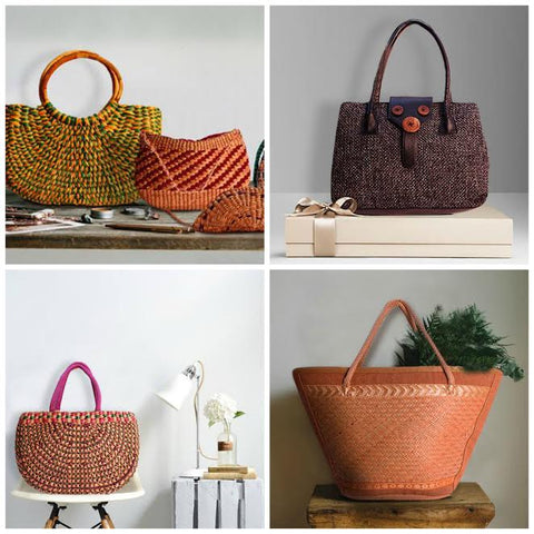 jute and bamboo bags