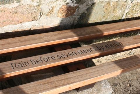 Smeaton's Pier St Ives Cornwall Benches