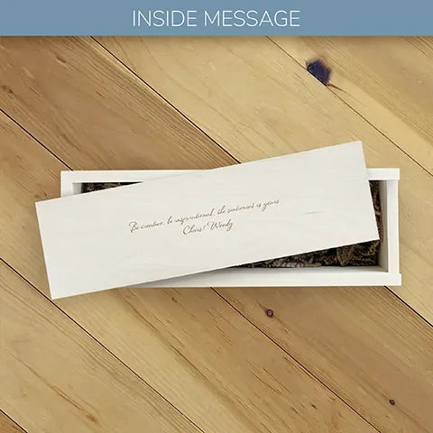 wine box gift message