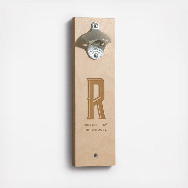 Monogrammed Bottle Opener featured by Zola