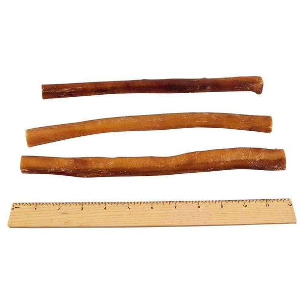 12" Straight Bully Sticks for Dogs Large Thickness