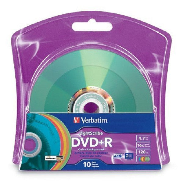 Ælte kantsten Kong Lear Verbatim LightScribe DVD+R Blank Disc Printable Media Color Background –  ProDuplicator