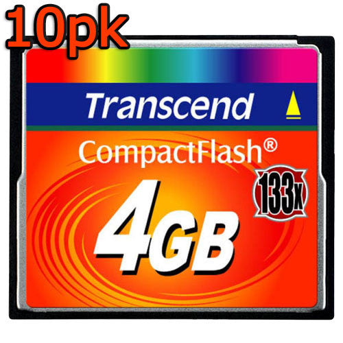 Transcend Compact Flash / CF Memory Card - 10 Pack – ProDuplicator