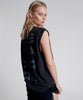 One Teaspoon Bamboo Graffiti Unisex Logo Tank-Black Acid