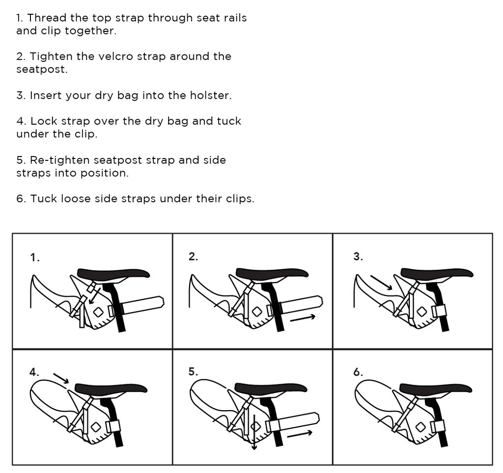 Restrap saddle bag set up instructions