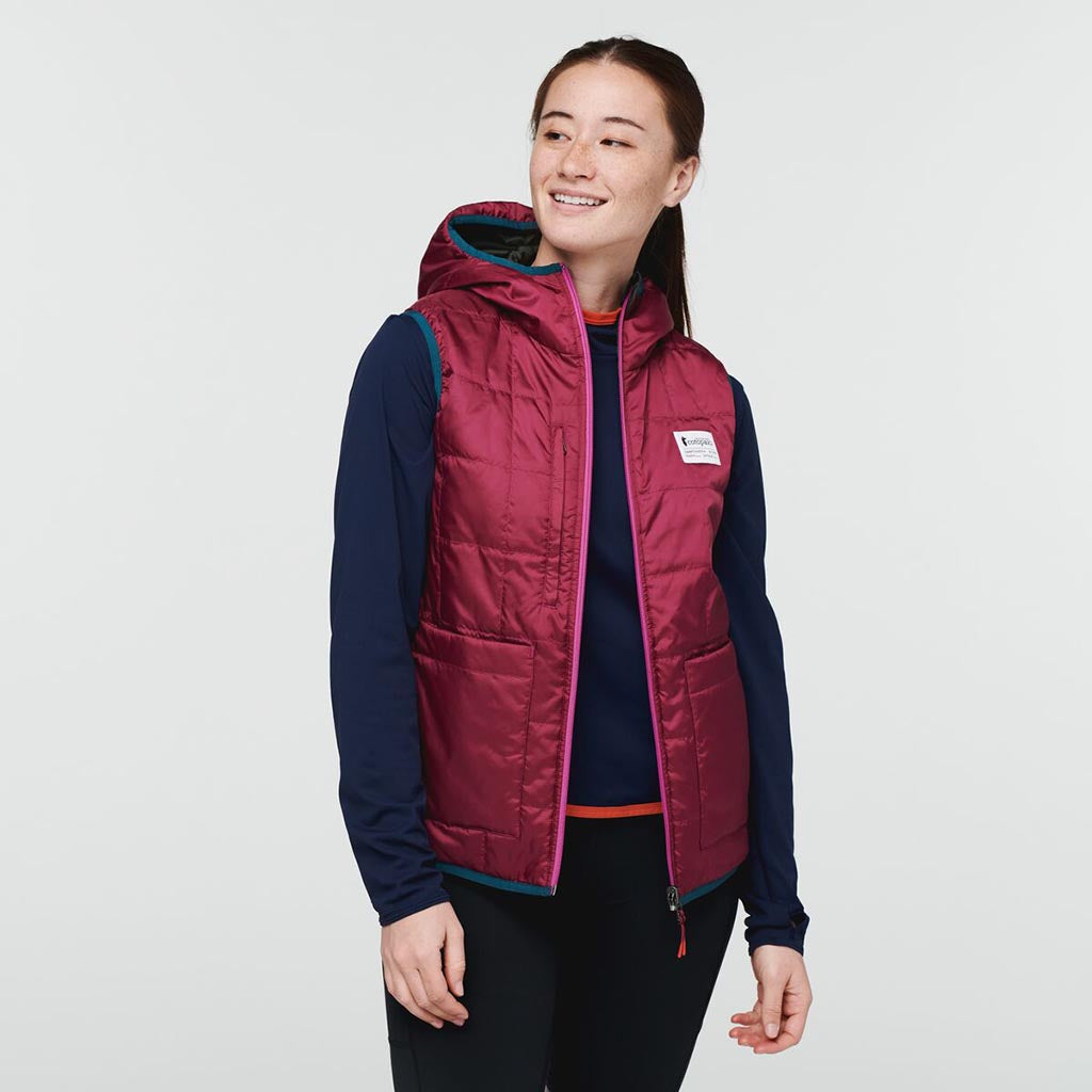 hooded vest north face