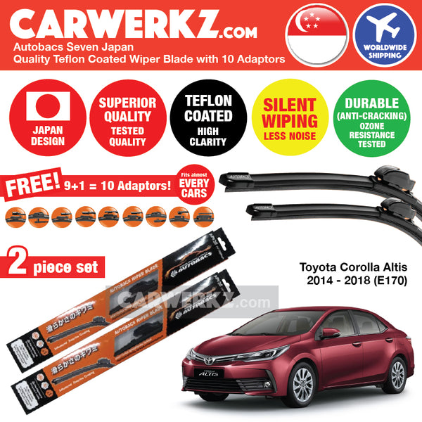 2011 corolla wiper blade size