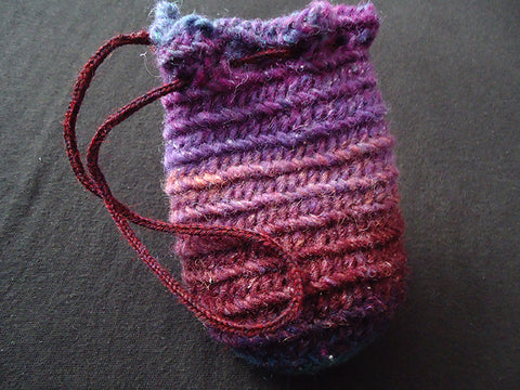 mystic handworks purple dice bag