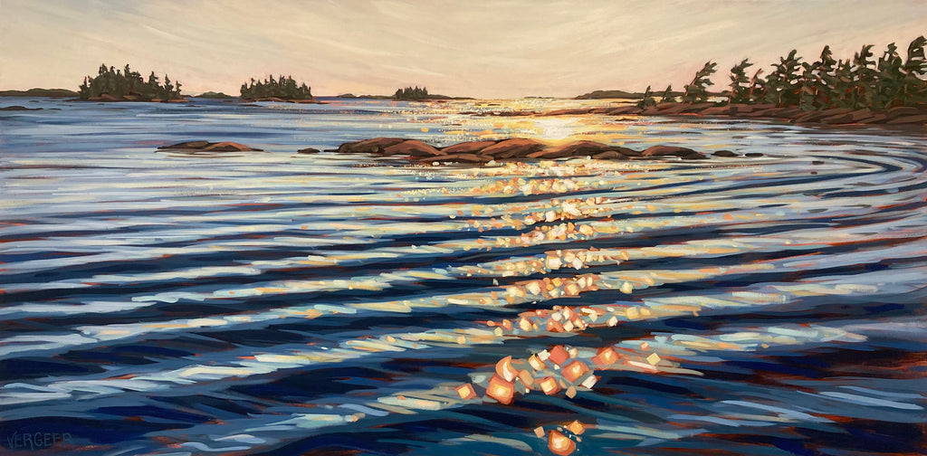 Morgan Islands Sunset - 30x60
