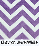 Chevron Jewel/White