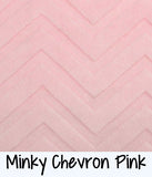 Minky Chevron Pink