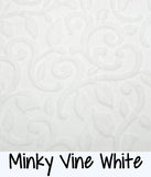 Minky Vine White