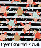 Piper Floral Mint & Blush