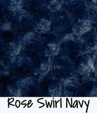 Rose Swirl Navy