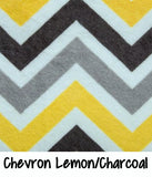 Chevron Lemon/Charcoal