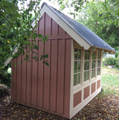 playhouse garden shed - back