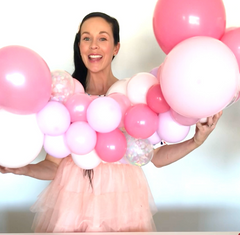 how to inflate a mini balloon garland kit
