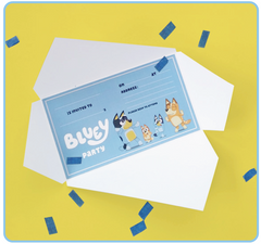 Free Bluey Party invite downloads