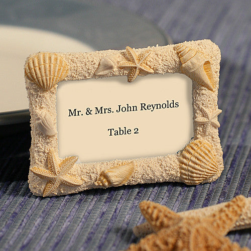 Beach Themed Wedding Photo Frames Place Name Holders