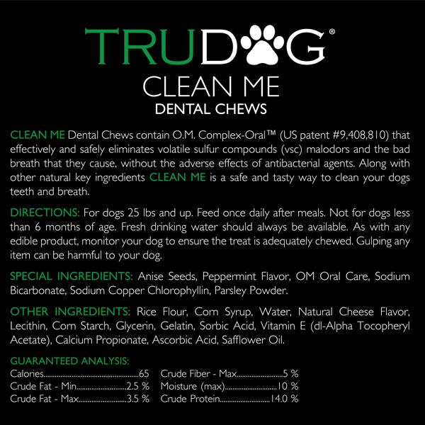 clean me dental chews - large dog