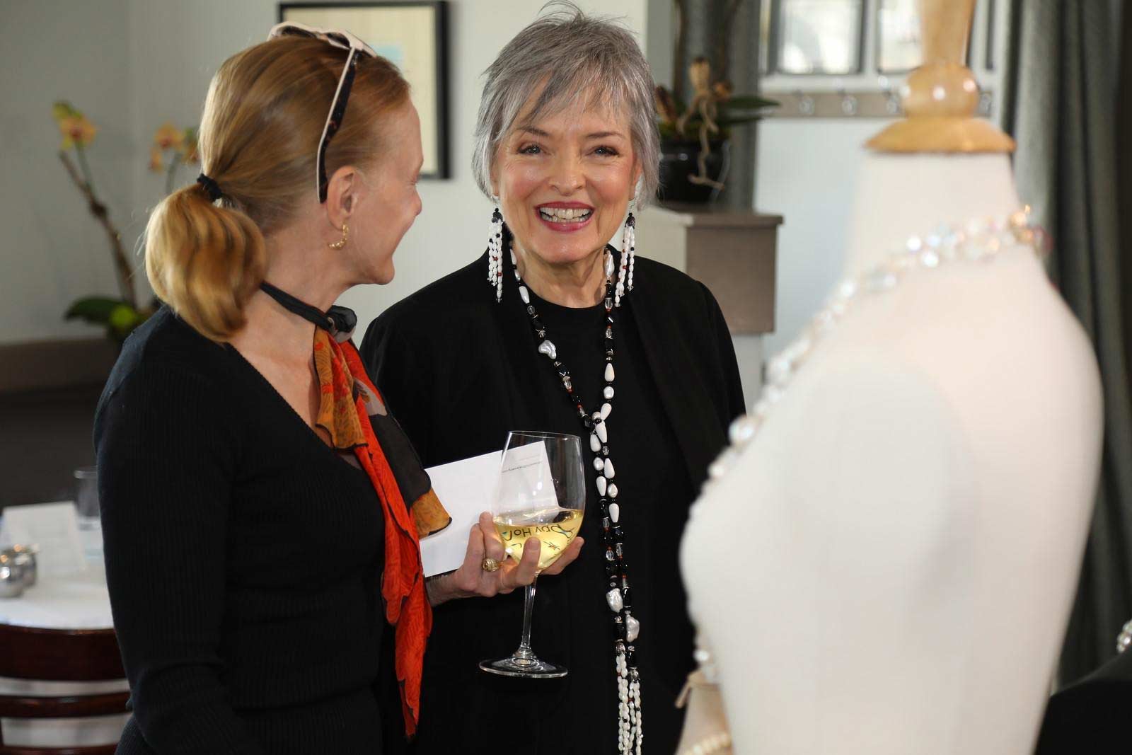Peggy Herrman of White Orchid Fine Jewelry at High Tea