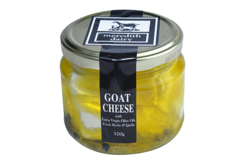 Marinated Goat Cheese 320g - Meredith Dairy