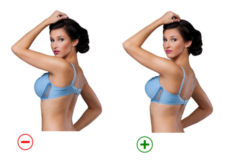 Bare Naked Truth Series - Bra Mishaps & Fixes - Polka Dot Bra