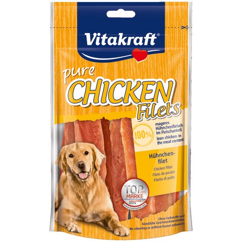 Shop 6x Vitakraft Dog Snack Chicken Fillet 80g at great prices on discandooo.com