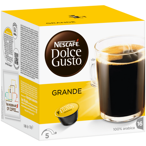 Shop Nescafé Dolce Gusto Grande Coffee Capsules 16 Piece(s) at great prices on discandooo.com