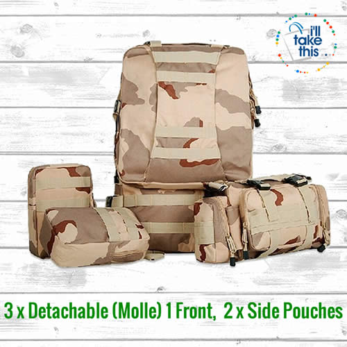 Camouflague Backpack Molle System