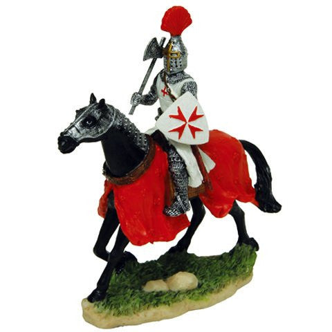 Armored Crusader on Horseback Statue