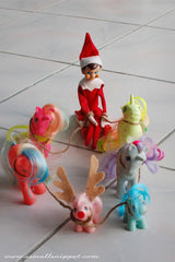 Elf on the shelf sleigh ride