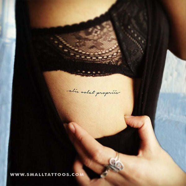 alis volat propriis temporary tattoo