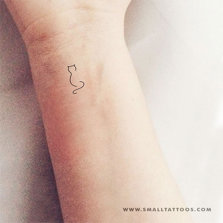 Minimalist Cat Tattoos Simple - Kal-Aragaye