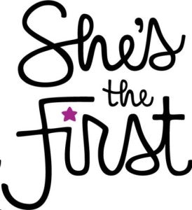 She's The First logo.