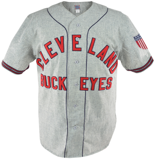 Cleveland Buckeyes 1945 Road Jersey 