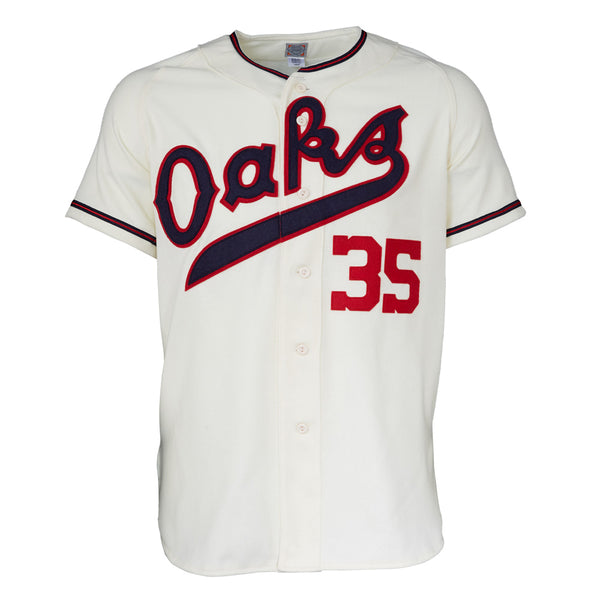 Oakland Oaks 1955 Home Jersey – Ebbets 