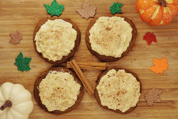 Vegan Pumpkin Spice Cookies recipe easy simple and delicious with Cordyceps mushroom wild 10:1 dual extract powder Gluten Free keto paleo