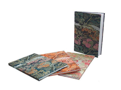 Brocade notebooks in various colors