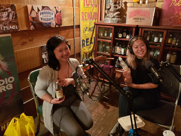 Joanne Kwong with Lydia Liu, host of Feast Meets West podcast