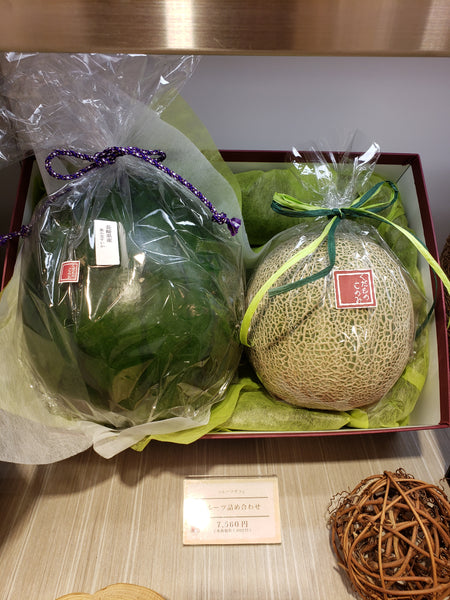 A set of two melons that cost $70